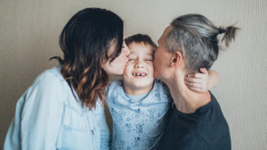 Massage en famille